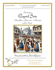 Capriol Suite Handbell sheet music cover Thumbnail